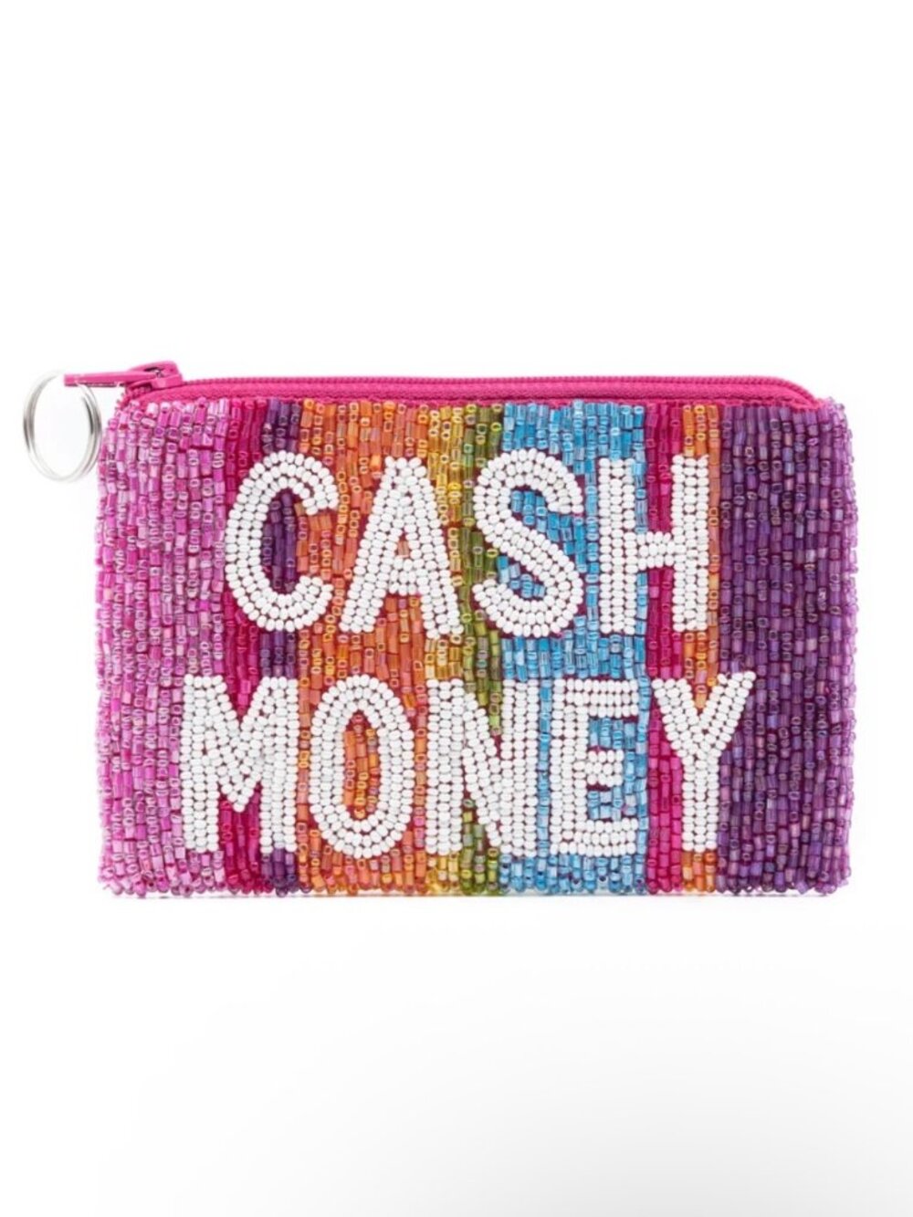 NWT Tiana New York ‘Cash Money’ Multi Beaded Coin Purse